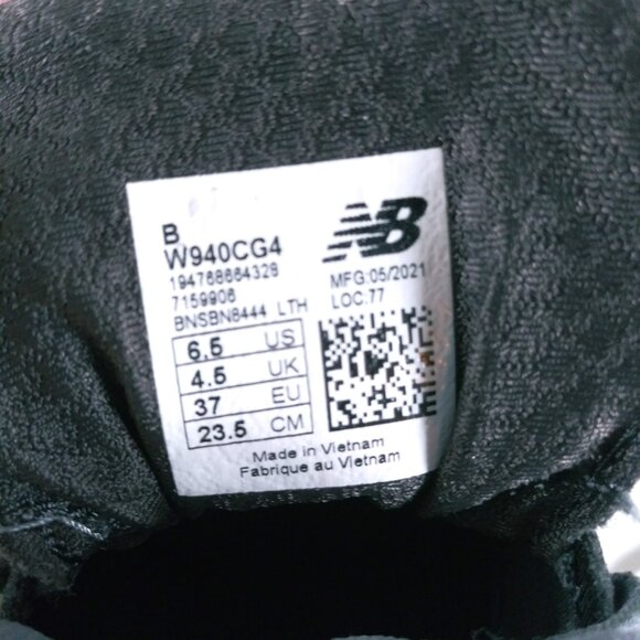 New Balance 940v4 ABZORB Gray Light Blue Size US 6.5 Sneaker - Picture 7 of 8